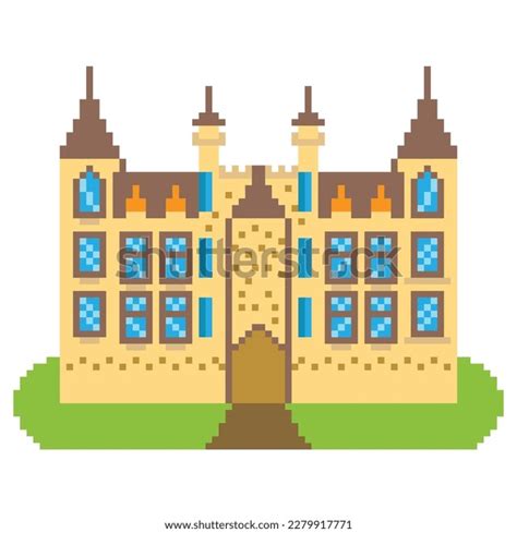 Pixel Building Arcade Game World Pixel Stock Vector (Royalty Free ...