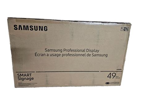 Used Samsung Pm49h 49 Commercial Signage Fullhd 500nit Wireless Tuner