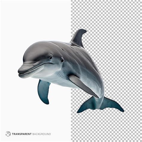 Premium Psd Dolphin Isolated On Transparent Background