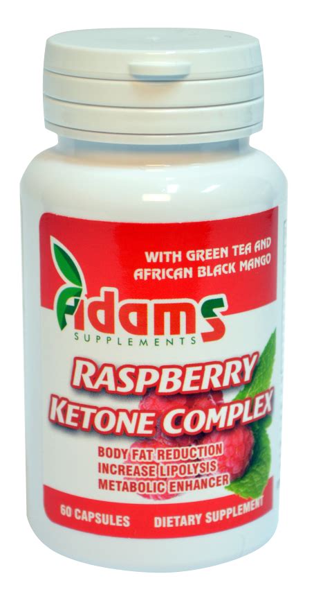 Cetona De Zmeura Raspberry Ketone 60 Capsule Adams Visio