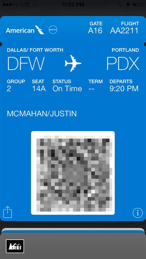 How To Use Airplane Boarding Passes In Passbook For Iphone Teachmeios