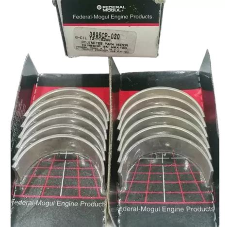Metales De Biela Dodge 6 Cil 225 Inclinado 76 91 3695cp 020 Envío Gratis