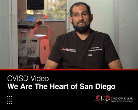 Cvisd Video We Are The Heart Of San Diego Cardiovascular Institute