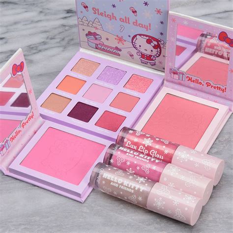 Colourpop X Hello Kitty And Friends Snow Much Fun Collection Swatches