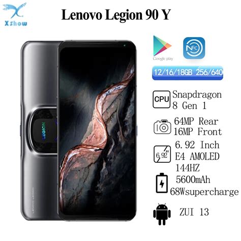 Lenovo teléfono inteligente Legion Y90 5G Original Snapdragon 8 Gen1