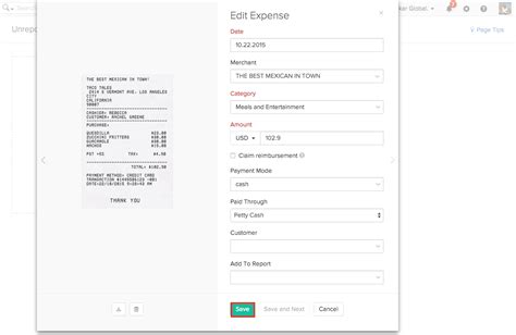 Create Receipts For Expenses TUTORE ORG Master Of Documents