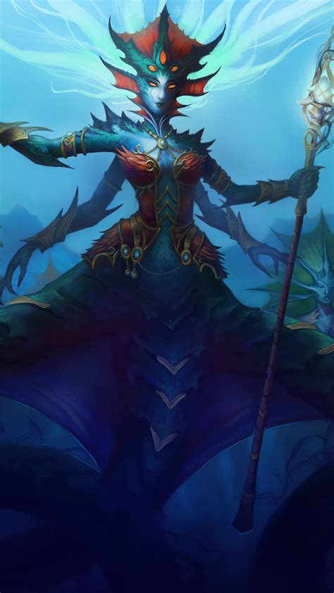 1440x2560 World Of Warcraft Queen Azshara 8k Samsung Galaxy S6,S7 ...