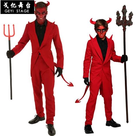 Adult Men S Hooded Evil Red Demon Evil Costumes Cosplay Clothes Uniform