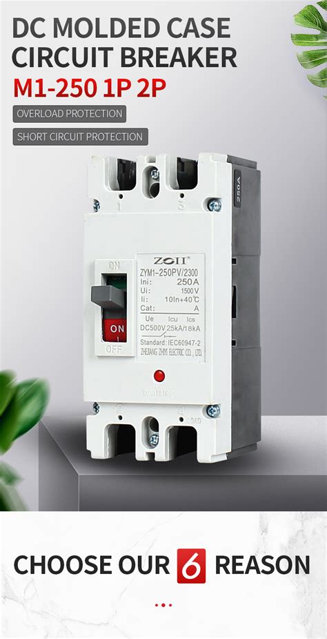 Free Customized Dc Mccb Case Circuit Breaker Air Switch Circuit Breaker