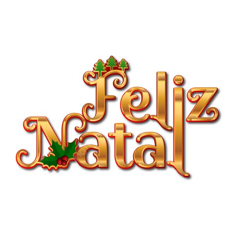 Feliz Natal Português Feliz Natal Vermelho E Dourado PNG Feliz Natal