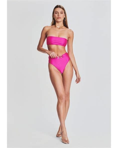 Shani Shemer Laura Bikini Bottom In Pink Lyst