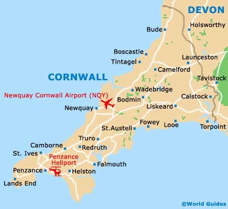 St. Ives Maps and Orientation: St. Ives, Cornwall, England