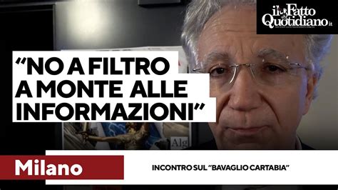 Bavaglio Cartabia Il Giudice Roia No A Un Filtro A Monte Alle