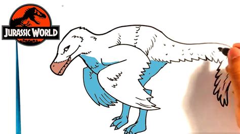 EASY How To Draw JURASSIC WORLD Atrociraptor YouTube