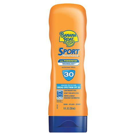 2 Pack Banana Boat Sport Performance Lotion Sunscreen Broad Spectrum