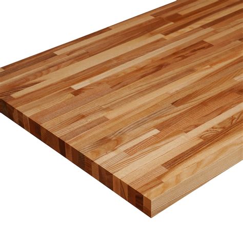 Sparrow Peak Ash 10 Ft Unfinished Natural Straight Butcher Block Ash