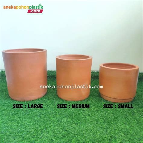 Jual Aneka Pot Terracotta Coklat Tanah Liat Vas Gerabah Murah