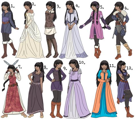 Gina's Outfits by LadyLing on DeviantArt