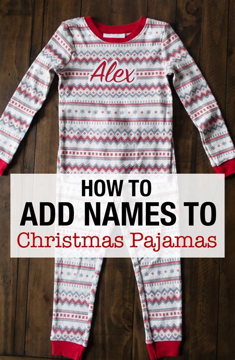 How To Personalize Your Pajamas With Cricut Weekend Craft