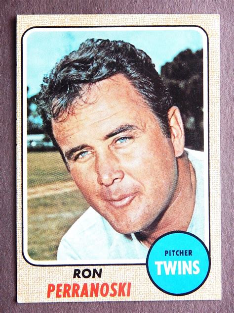 Ron Perranoski 435 Topps 1968 Baseball Card Minnesota Twins VG EBay