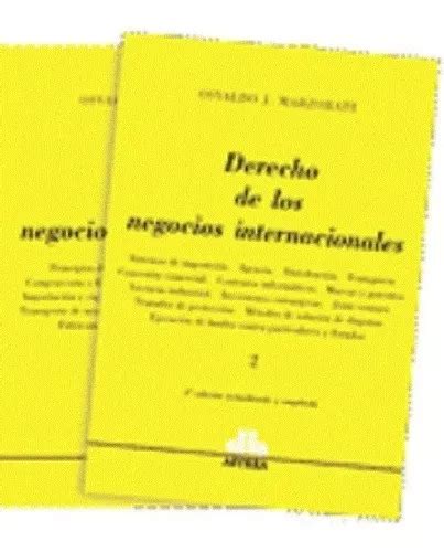 Derecho De Los Negocios Internacionales 2 Ts Marzorati Envío Gratis