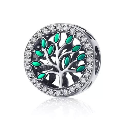 Tree Of Life Pandora Fit Charm Authentic Sterling Silver Etsy