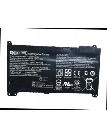 Hp Cell Rr Xl Original Laptop Notebook Battery