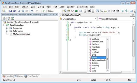 How To Write Java Code In Visual Studio Templates Sample Printables