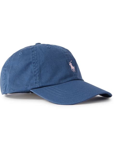 Polo Ralph Lauren Logo Embroidered Cotton Twill Baseball Cap Polo