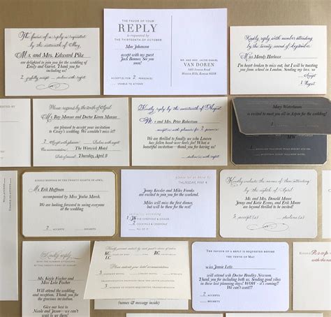 Rsvp Filling Out The Card Etiquette And Manners For Modern Real Life