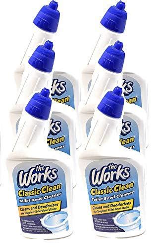 6 Pack The Works Classic Clean Toilet Bowl Cleaner 24 Fl Oz Each