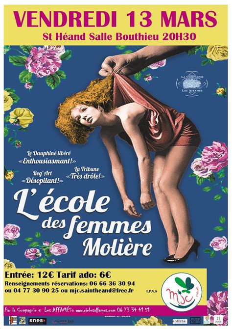 Th Tre L Cole Des Femmes De Moli Re Mjc De Saint H And