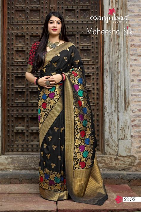 Manjuba Maheesha Silk To Series Fancy Banarasi Silk Saree