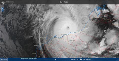 Tropical Cyclone Ilsa Produces Wind Gusts To Km H Nw Western