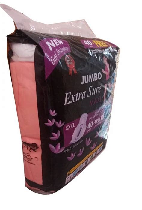 Microfiber Mm Extra Sure Jumbo Maxi Sanitary Pads Xxxl At Rs