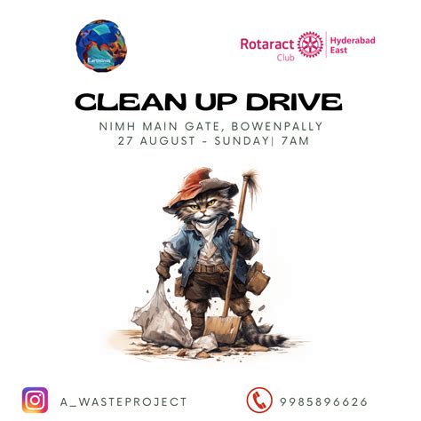 join   sunday   cleanup drive  raise awareness