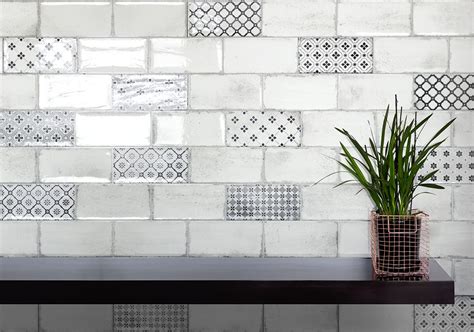 Vita Bianco Plain And Decor Tiles Provide A Fresh Approach To The