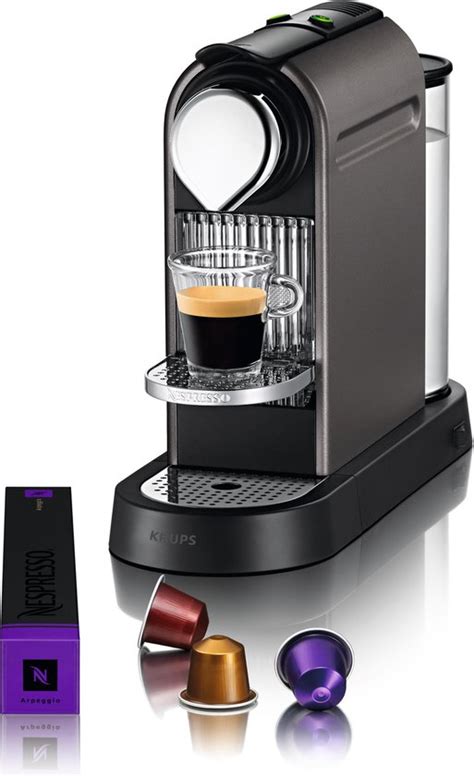 Krups Nespresso Apparaat CitiZ XN720T Titan Bol