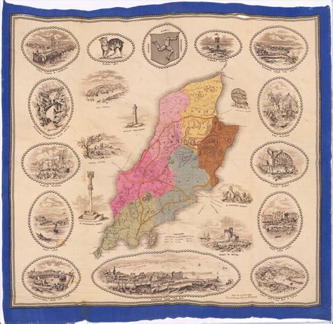 Isle Of Man Barry Lawrence Ruderman Antique Maps Inc