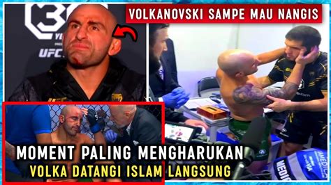 Moment Volkanovski Menangis Setelah Kalah Mendatangi Islam Makhacev