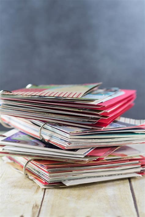 Upcycled Christmas Card Books Tutorial Rose Clearfield