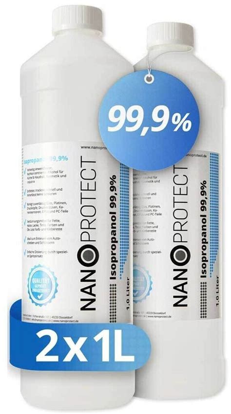 Nanoprotect Isopropanol X Liter Reiniger Hochprozentiger