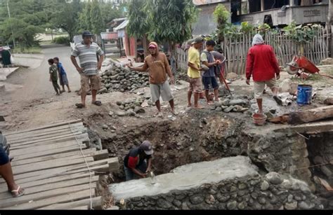 Plat Dekker Jembatan Rusak Parah Masyarakat Berharap Pemkab Jeneponto