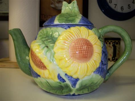 Grace For Today Sunflower Tea Pot