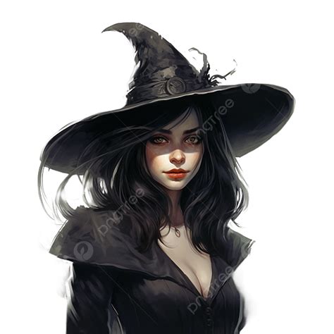 Witch Black Hat With Transparent Background Witch Black Transparent