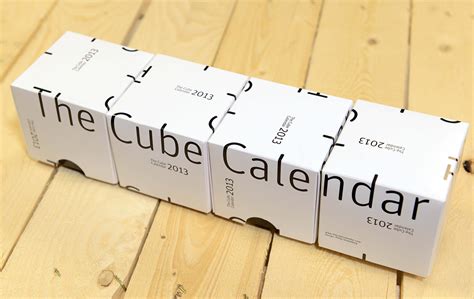 The Cube Calendar On Behance