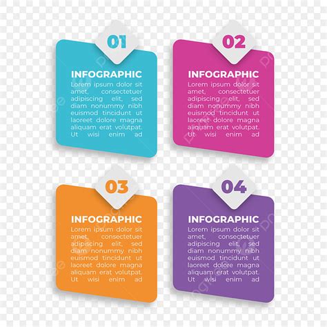 3 Step Infographic Vector Hd Images Colorful Step Infographic Design