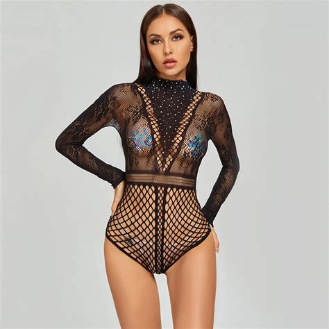 Erotic Bikini Sexy Fishnet Underwear Hollow Tight Fitting Lingerie See