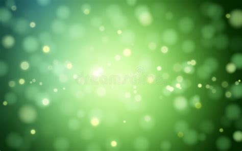 Nature Green Bokeh Soft Light Abstract Background Vector Eps 10