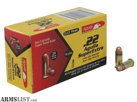 Armslist For Sale Aguila 22 Short Ammo